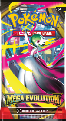Booster Pokémon TCG Mega Evolution 01 z losowymi kartami i potężnymi Mega Evolution Pokémon ex.